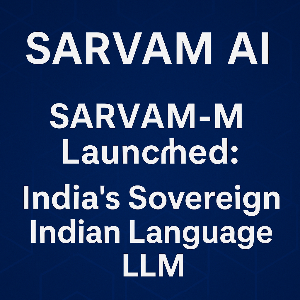 Sarvam ai launched sarvam-m