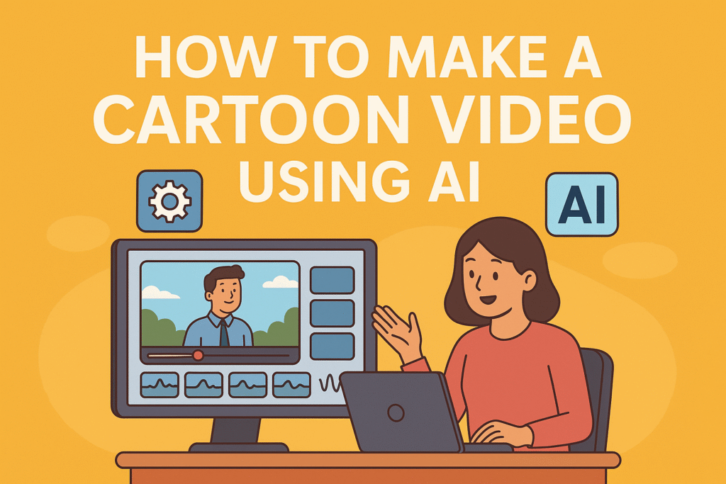 How to use ai to make cartoon video