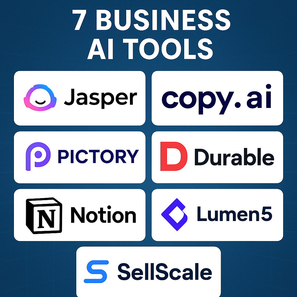 7 business AI tools for make money online