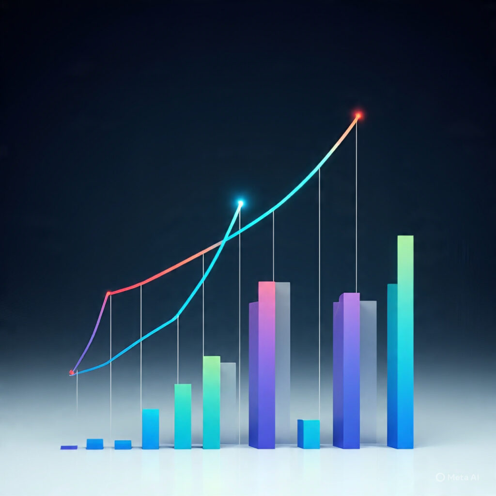 A graph to show what will Walmart stock be in 10 years