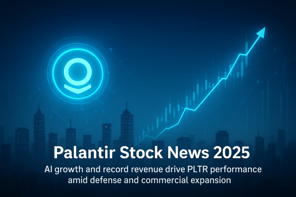 PLTR stock news 2025 – AI growth and record revenue drive PLTR performance amid defense and commercial expansion.

