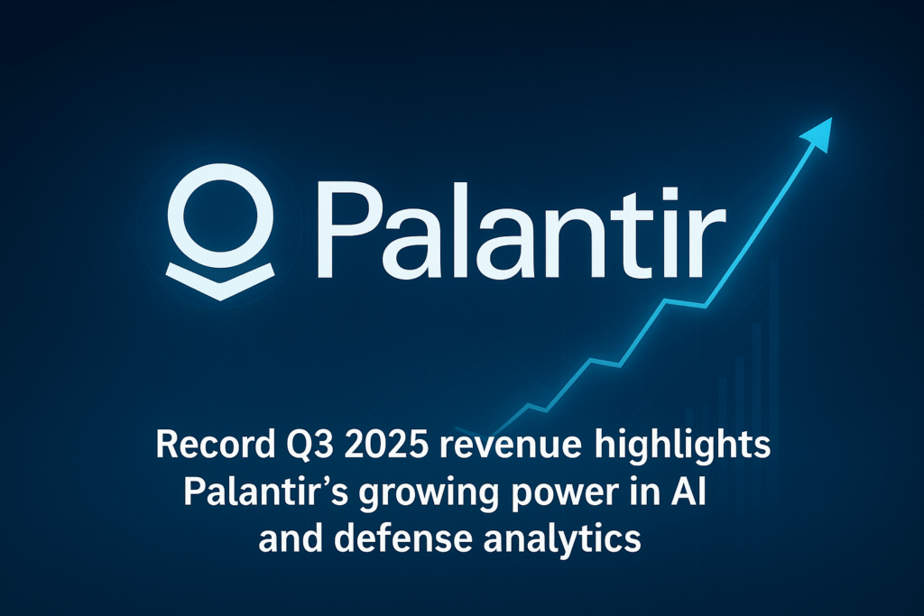 “Palantir Q3 2025 earnings highlight AI growth and defense analytics strength as company achieves record revenue.”
