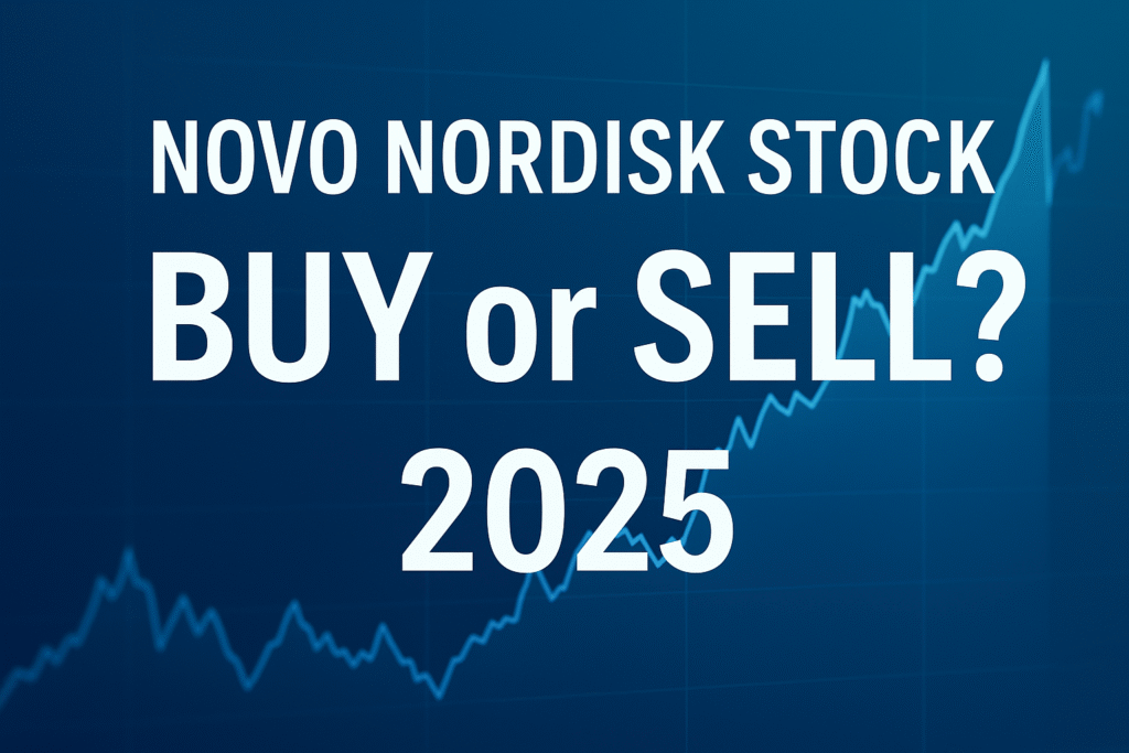 Novo Nordisk stock buy or sell? Stock market analysis showing Novo Nordisk stock trends and investor growth forecast 2025